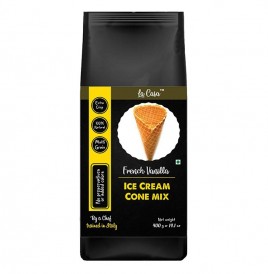 La Casa French Vanilla Ice Cream Cone Mix   Pack  400 grams